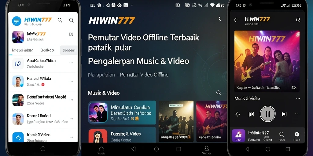 Tampilan antarmuka HIWIN777 yang intuitif dan mudah digunakan.