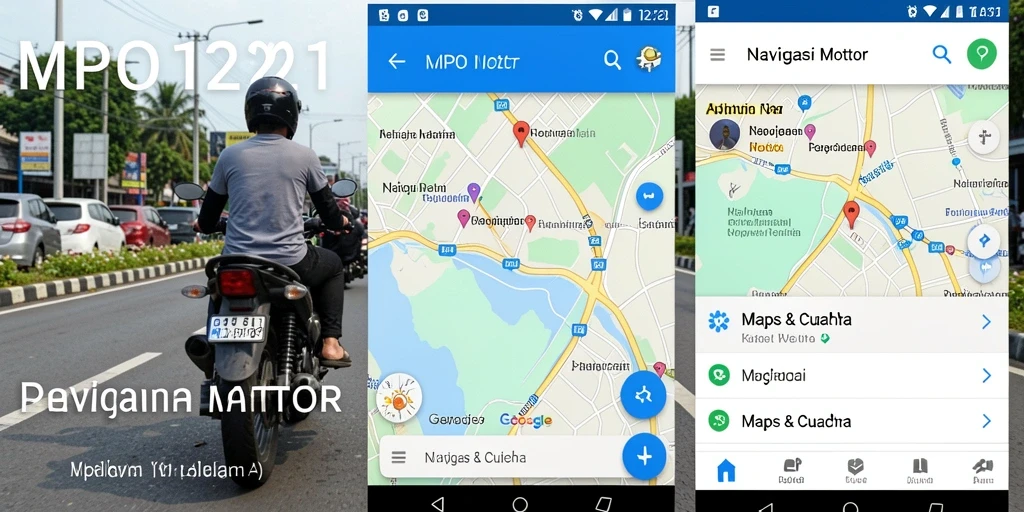 Screenshot utama aplikasi MPO1221 menunjukkan antarmuka navigasi yang ramah pengguna.